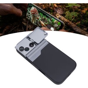 Unbranded 3 in 1 Phone Camera Lens with Case Aluminum TPU Optical Glass Macro Telephoto Fi Unbranded 3 in 1 Phone Camera Lens with Case Aluminum TPU Optical Glass Macro Telephoto Fi