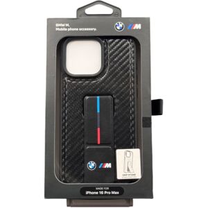 BMW M Grip Stand Smooth and Carbon Case for iPhone 16 Pro Max Black BMW M Grip Stand Smooth and Carbon Case for iPhone 16 Pro Max Black