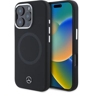 Mercedes-Benz Mercedes Benz Silicone Tonal Logo Case with MagSafe iPhone 16 Pro 6.3" Black - M Mercedes-Benz Mercedes Benz Silicone Tonal Logo Case with MagSafe iPhone 16 Pro 6.3" Black - M