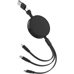 Unbranded (black) 5 In 1 Fast Charging Cable USB Multi Charger Cable ngle Pull Extenon Unbranded (black) 5 In 1 Fast Charging Cable USB Multi Charger Cable ngle Pull Extenon