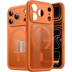 Unbranded (Orange) Magnetic Case for iPhone 17 Pro Max 6.9-Inch Compatible with MagSafe, S Unbranded (Orange) Magnetic Case for iPhone 17 Pro Max 6.9-Inch Compatible with MagSafe, S