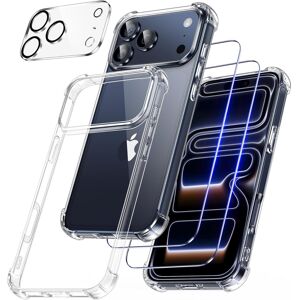 Unbranded (iPhone 17 Pro Max, Clear) 4 in 1 Phone Case Compatible with Samsung Galaxy A56 Unbranded (iPhone 17 Pro Max, Clear) 4 in 1 Phone Case Compatible with Samsung Galaxy A56