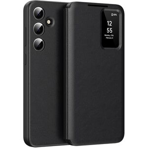 Unbranded (Black) For Samsung Galaxy S25 Leather Phone Case with View Window Card Slot Unbranded (Black) For Samsung Galaxy S25 Leather Phone Case with View Window Card Slot