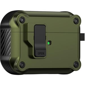 Unbranded (Army Green) For AirPods Pro 3 Case TPU + PC Earbuds Protective Cover with Carab Unbranded (Army Green) For AirPods Pro 3 Case TPU + PC Earbuds Protective Cover with Carab