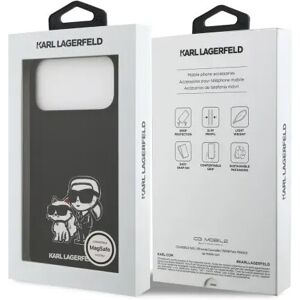 Apple Karl Lagerfeld Liquid Silicone Case for iPhone 17 Pro Max 6.9" Black Apple Karl Lagerfeld Liquid Silicone Case for iPhone 17 Pro Max 6.9" Black