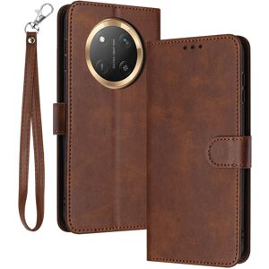 Unbranded (Brown) For Honor Magic7 Lite 5G X9c 5G X60 Pro 5G Case Flip Stand PU Leather Wa Unbranded (Brown) For Honor Magic7 Lite 5G X9c 5G X60 Pro 5G Case Flip Stand PU Leather Wa