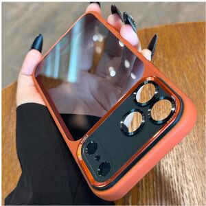 Unbranded (Orange, iPhone 17 Pro Max) Luxury High-quality Translucent Metal Lens Frame Pro Unbranded (Orange, iPhone 17 Pro Max) Luxury High-quality Translucent Metal Lens Frame Pro