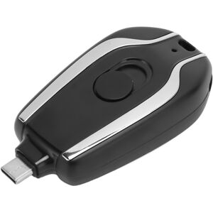 Unbranded 1500mAh USB C Mini Power Bank Keychain Emergency Charger Black Unbranded 1500mAh USB C Mini Power Bank Keychain Emergency Charger Black