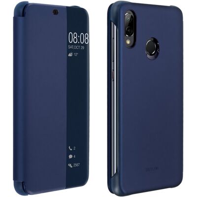 Huawei P20 Lite Blue Translucent Smart View Flip Cover - Phone Case Huawei P20 Lite Blue Translucent Smart View Flip Cover - Phone Case