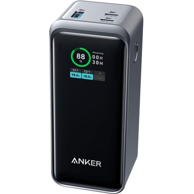 Anker Prime 20000mAh Power Bank - Compact, Fast Charging, Digital Display Anker Prime 20000mAh Power Bank - Compact, Fast Charging, Digital Display