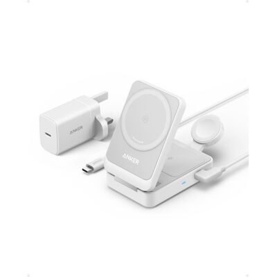 Anker MagGo Wireless Charging Station - 3-in-1 Foldable MagSafe Qi2 Charger Anker MagGo Wireless Charging Station - 3-in-1 Foldable MagSafe Qi2 Charger