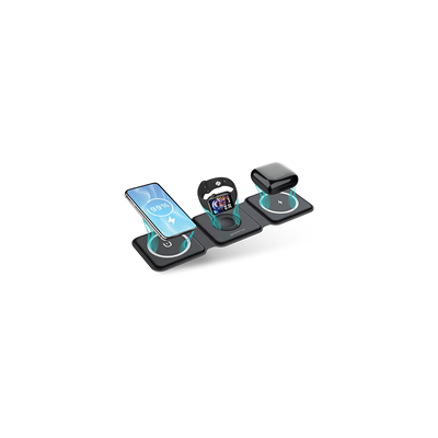 Groov-e - Triton - 3-In-1 Foldable - Charging Station Groov-e - Triton - 3-In-1 Foldable - Charging Station