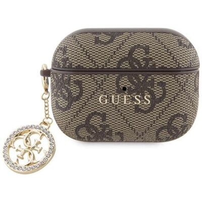 Guess Airpods Pro 2 4G Script Brown - Earbuds Case Guess Airpods Pro 2 4G Script Brown - Earbuds Case