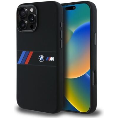 BMW iPhone 16 Pro Max Silicone Case - MagSafe - Black BMW iPhone 16 Pro Max Silicone Case - MagSafe - Black
