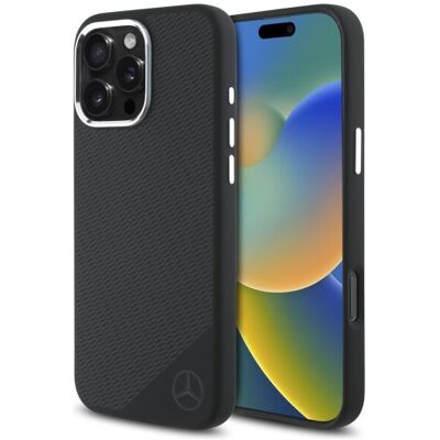 Mercedes-Benz Model iPhone 16 Pro Max - Silicone Wood Pattern Case Mercedes-Benz Model iPhone 16 Pro Max - Silicone Wood Pattern Case