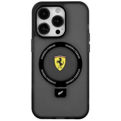 Ferrari iPhone 15/14/13 Black MagSafe Ring Stand Case Ferrari iPhone 15/14/13 Black MagSafe Ring Stand Case