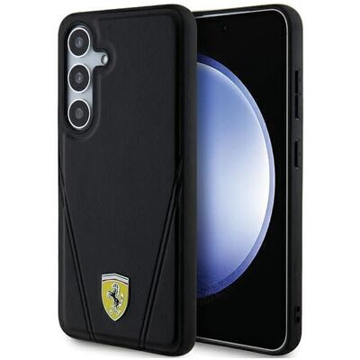 SAMSUNG Ferrari Hot Stamp V Lines with MagSafe Hard Case for Galaxy S24 Black SAMSUNG Ferrari Hot Stamp V Lines with MagSafe Hard Case for Galaxy S24 Black