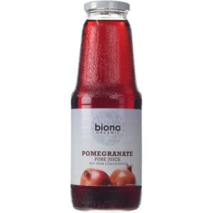 Biona - Pomegranate Pure Juice - 1 Litre - Pack of 6 Biona - Pomegranate Pure Juice - 1 Litre - Pack of 6