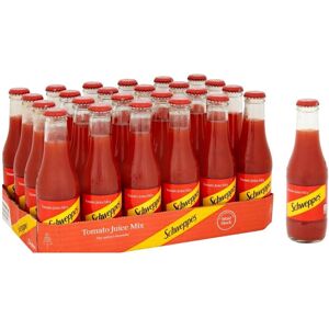 Schweppes Tomato Juice Mix in Glass Bottles 200ml x 24 Schweppes Tomato Juice Mix in Glass Bottles 200ml x 24