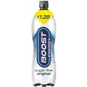 (24x1Ltr, Original Sugar Free) Boost Energy Drink 1 Ltr Original / Sugar Free (24x1Ltr, Original Sugar Free) Boost Energy Drink 1 Ltr Original / Sugar Free