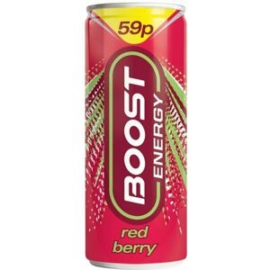 (12x250ml, Red Berry) Boost Energy Drink 250ml Sugar Free Exotic Citrus (12x250ml, Red Berry) Boost Energy Drink 250ml Sugar Free Exotic Citrus
