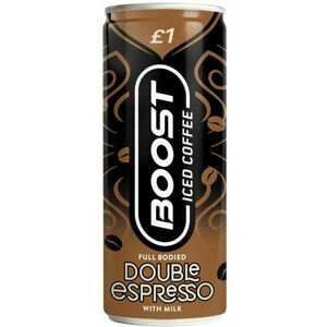 (24x250ml, Double Espresso) Boost Energy Drink Iced Coffee Latte Espresso (24x250ml, Double Espresso) Boost Energy Drink Iced Coffee Latte Espresso