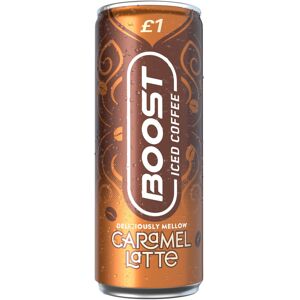 (12x250ml, Caramel Latte) Boost Energy Drink Iced Coffee Latte Espresso (12x250ml, Caramel Latte) Boost Energy Drink Iced Coffee Latte Espresso
