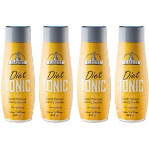 SodaStream Classics Diet Tonic Syrup, Pack of 4 Naturally Flavoured Sparkling Dr SodaStream Classics Diet Tonic Syrup, Pack of 4 Naturally Flavoured Sparkling Dr