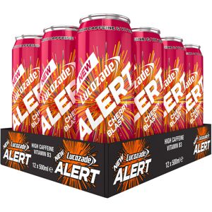 12 Pk of 500ml Lucozade Energy Cherry Flavoured Fat Free Energy Drink 12 Pk of 500ml Lucozade Energy Cherry Flavoured Fat Free Energy Drink