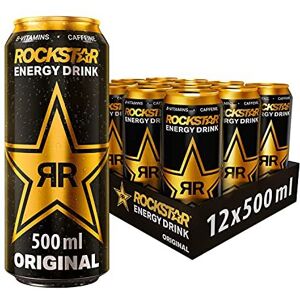 Rockstar Energy Drink - Original - Non-Alcoholic - 200 mg Caffeine - Caffeinated Rockstar Energy Drink - Original - Non-Alcoholic - 200 mg Caffeine - Caffeinated