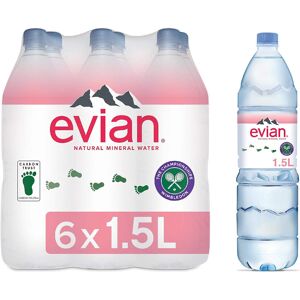 Evian Still Natural Mineral Water, 6x1.5L Evian Still Natural Mineral Water, 6x1.5L