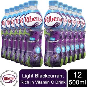 Ribena Blackcurrant Juice Drink Light 500ml, 12 Pack Ribena Blackcurrant Juice Drink Light 500ml, 12 Pack