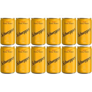 Schweppes Indian Tonic Water Mini Cans 12 x 150ml Schweppes Indian Tonic Water Mini Cans 12 x 150ml