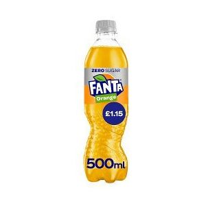 Fanta Orange Zero 12 x 500ml (Pack of 12) Fanta Orange Zero 12 x 500ml (Pack of 12)