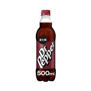 Dr Pepper 12 x 500ml (Pack of 12) Dr Pepper 12 x 500ml (Pack of 12)