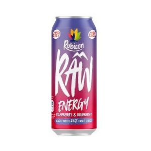 Rubicon Raw Energy Raspberry & Blueberry 500ml (Pack of 12) Rubicon Raw Energy Raspberry & Blueberry 500ml (Pack of 12)