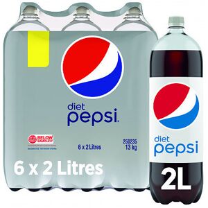 Diet Pepsi Cola Bottle 6x2L (Pack of 6) Diet Pepsi Cola Bottle 6x2L (Pack of 6)