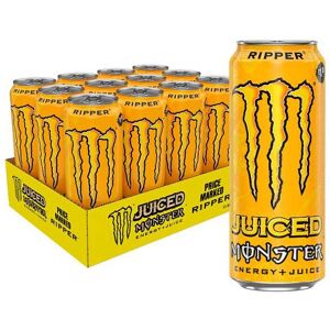Monster Cable Ripper Energy + Juice Drink 500ml Pack of 12 Monster Cable Ripper Energy + Juice Drink 500ml Pack of 12
