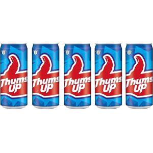 Coca Cola Thums Up Can 300ml (Pack of 5) Cold Soft Drink, Refreshing, Beverages Coca Cola Thums Up Can 300ml (Pack of 5) Cold Soft Drink, Refreshing, Beverages