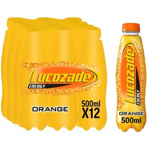 Lucozade Energy Drink Orange 500ml (Pack of 12) Lucozade Energy Drink Orange 500ml (Pack of 12)