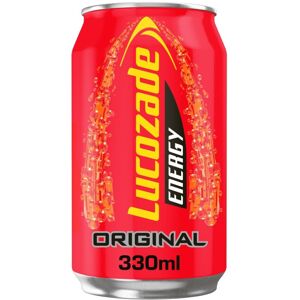 Lucozade Energy Drink Original Can 330ml (Pack of 24) Lucozade Energy Drink Original Can 330ml (Pack of 24)