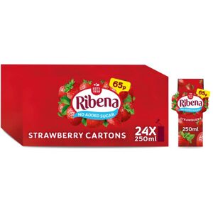 Ribena Strawberry Juice Drink 250ml (Pack of 24) Ribena Strawberry Juice Drink 250ml (Pack of 24)