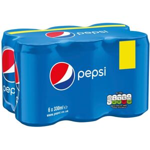 Pepsi Cola Cans 6 x 330ml (Pack of 4) Pepsi Cola Cans 6 x 330ml (Pack of 4)