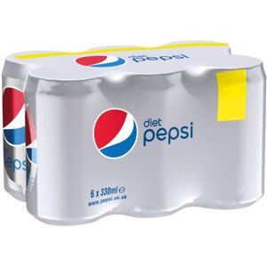 Pepsi Cola Diet PMP Can 6 x 330ml (Pack of 4) Pepsi Cola Diet PMP Can 6 x 330ml (Pack of 4)