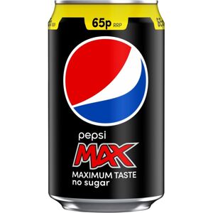 Pepsi Max No Sugar Cola Can 330ml (Pack of 24) Pepsi Max No Sugar Cola Can 330ml (Pack of 24)