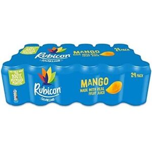 Rubicon Mango Sparkling Drink with Real Fruit Juice - Vegan, Allergen Free, 100% Rubicon Mango Sparkling Drink with Real Fruit Juice - Vegan, Allergen Free, 100%