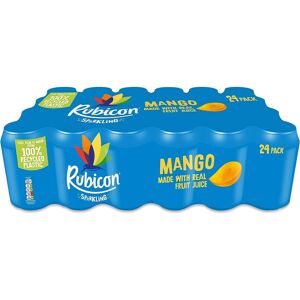 Rubicon Sparkling Mango, Fizzy Drink with Real Fruit Juice, 24 x 330ml Cans Rubicon Sparkling Mango, Fizzy Drink with Real Fruit Juice, 24 x 330ml Cans