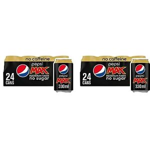Pepsi Max 24pk x 330ml No Caffeine (Pack of 2) Pepsi Max 24pk x 330ml No Caffeine (Pack of 2)
