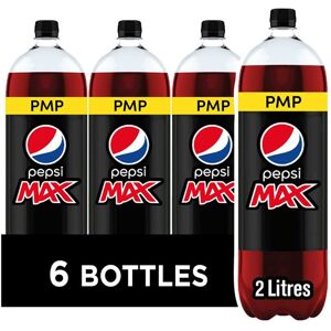 Pepsi Max No Sugar Cola Bottle 2L (Pack of 6) Pepsi Max No Sugar Cola Bottle 2L (Pack of 6)