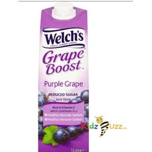KidzBuzz Welch's Light Purple Grape Juice Drink 1 Litre x12 KidzBuzz Welch's Light Purple Grape Juice Drink 1 Litre x12